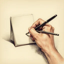 vintage hand sketched drawing 1 9 6 0's