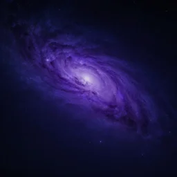 nocturnal purple, futuristic, space, 4 k, dark, cinematic contrast, blue undertones, ultrarealistic