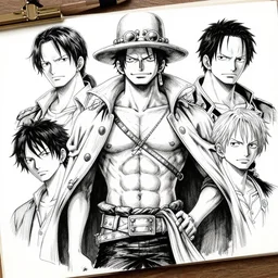 highly detailed ink portrait photo illustration of edward newgate whitebeard, b & w clean shaped illustration by kim jung gi, ric estrada, ron english and eiichiro oda