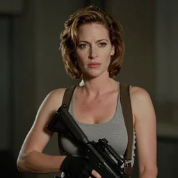sharon stone as a cia agent, metal gear 2, 1 9 9 0, movie still