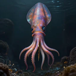 hyperrealistic dslr film still of anthropomorphic bucktooth squid, early cuyler, stunning 8 k octane comprehensive 3 d render, inspired by istvan sandorfi & greg rutkowski & unreal engine, perfect symmetry, dim volumetric cinematic lighting, extremely hyper - detailed, extremely lifelike attributes & lifelike texture, intricate, masterpiece, artstation, stunning