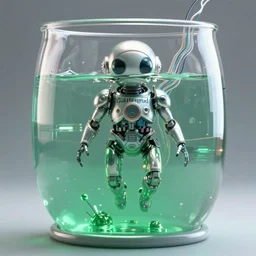 sci - fi, guild navigator mutant floating in a crystal vat of green liquid, wires and sensors around, art by ismail inceoglu