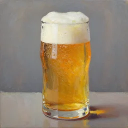 Braník beer Oil painting