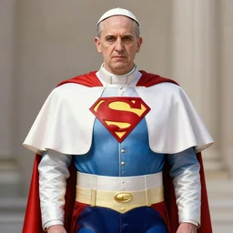 the pope as superman