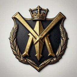 The sigil of the mafia, coat of arms on artstation, mafia design with intricate greebles