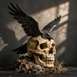 raven skull