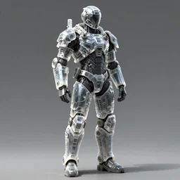 a futuristic soldier with crystal and rubber armor plating in staggered layers, full body, translucent plates, sci - fi, highly detailed, digital painting, trending on artstation, concept art, sharp focus, illustration, art by artgerm and greg rutkowski and daytoner and tom bagshaw