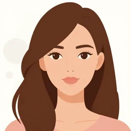 a woman with brown hair. clean cel shaded vector art. shutterstock. behance hd by lois van baarle, artgerm, helen huang, by makoto shinkai and ilya kuvshinov, rossdraws, illustration, art by ilya kuvshinov