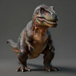 hyperrealistic hyperdetailed studio portrait of a syperwrinkly hyperhairy trumposaurus, 8 k, digital painting, somewhat symmetrical