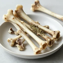 food photography of a human bone salad with lots of human bone and a pinch of human bone with a side of human bone