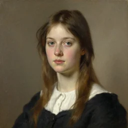 beautiful girl portrait by anders zorn