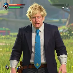 Boris Johnson in Zelda 3d, gameplay footage