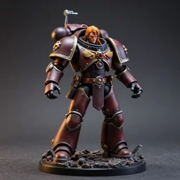 Leeloo warhammer figure. Studio lighting, no background.