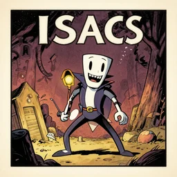 the binding of isaac, vintage comic
