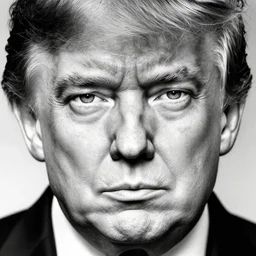 trump, beautiful piercing eyes, realistic face, black and white drawing, in the style of greg rutkowski, fantasy, amazing detail, epic, intricate, elegant, smooth, sharp focus