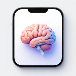 mobile app icon AI brain