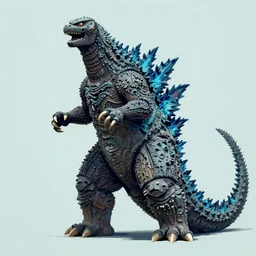 Godzilla, artwork by Anni ALbers