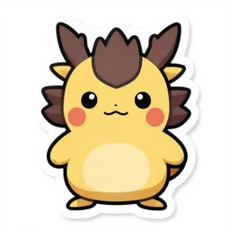 cute miss mascot oniglali oniglali glalie pokemon sticker art, cronobreaker, beeple game icon