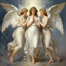 angels, by remington, trending on artstation