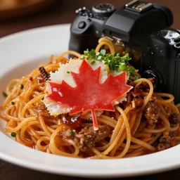 close - up focused dslr photograph of a canada dinner, 8 k, high detail, volumetric lighting, hyperrealism, aesthetically pleasing, studio lighting, trending