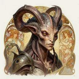 anthropomorphic myriagon head in open hellborn julia roberts bounty hunter, intricate, elegant, highly detailed creature, wide angle, digital painting, artstation, concept art, sharp focus, illustration, art by artgerm, bob eggleton, stephen hickman, richard corben, wayne barlowe, greg rutkowski, alphonse mucha, 8 k
