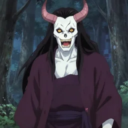 wendigo in the style of anime
