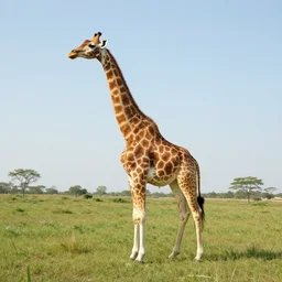 a sphere shaped giraffe