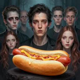 portrait, nightmare anomalies, hotdogd by dariusz zawadzki, kenneth blom, mental alchemy, james jean, pablo amaringo, naudline pierre, contemporary art, hyper detailed