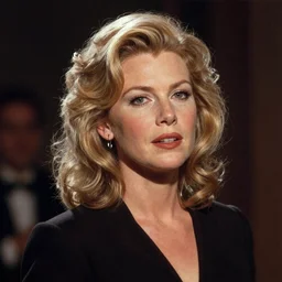An enchanting portrait of Olivia Newton John, three quarter view, evening, detailed matte painting, cinematic, Moebius, Artstation