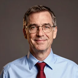 Portrait photo of Saul Goodman, color, studio lighting