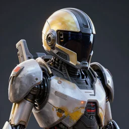 sleek sharp zoidberg helmet. bib droid body. artstationz greg rutkowski, octane render, tiger beetle. unreal engine 6, epic game graphics, titanfall pilot. respawn, cyberpunk, conceptual art, ray tracing