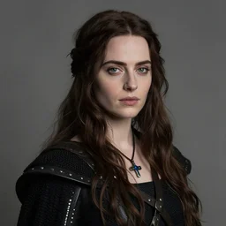 a portrait of eva green as yennefer from the witcher by paul barson and annie leibovitz, photorealistic, f 1. 8, soft lightning, high detail, 8 k