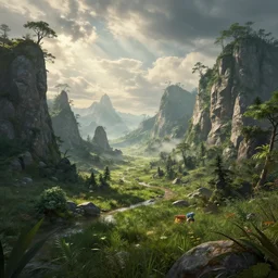 fantastic fantasy landscape