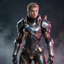 a sci fi quarter - length portrait of a character from destiny by bungee studios wearing ornate armor made of sci fi metal plates, cinematic lighting, smooth, high detail, dark fantasy, unreal engine, octane render, art by vitaly bulgarov artstation, concept art by bungie studios, fog volumes, vivid color glow, post processing, cgsociety