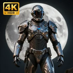 moon warrior, highly detailed, 4k, HDR, award-winning, cinematic