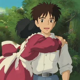 keanu reeves in an anime world, studio ghibli