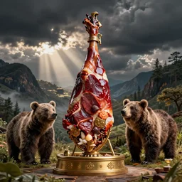 steamed hams but with bears