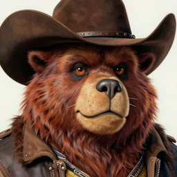 a beautiful portrait commission of freddy fazbear,realistic,hyperdetailed,photorealistic,detailed face,art by greg rutkowski,trevor henderson,ross tran,artstation,deviantart,4k,western comic style,sharp lineart,professional lighting,professional shading,award winning