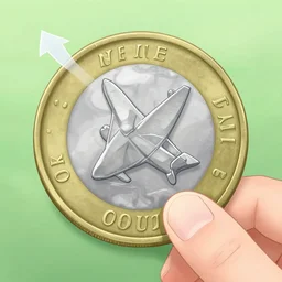 wikiHow - how to fly with a coin