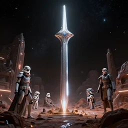 joyous birth of the sceptre reality space terrain star wars, terese nielsen, steve argyle, intricate, cinematic, dramatic lighting, 8 k resolution,