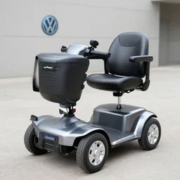 a mobility scooter designed and produced by volkswagen