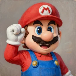a ultradetailed beautiful portrait panting of mario, oil painting, by ilya kuvshinov, greg rutkowski and makoto shinkai, trending on artstation