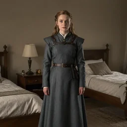 movie still 4 k uhd 3 5 mm film color photograph of an sansa stark bedroom in winterfell