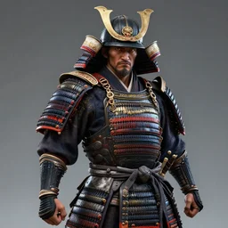 master samurai, realistic, 8 k, extremely detailed, cgi, trending on artstation, hyper - realistic render, by greg rutkowski