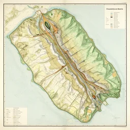 a geological chart by franklin booth h 7 6 8 -
