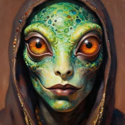 close up sci - fi hippie poster art simon stalenhag reptile eyes, ghostface killah, elegant, highly detailed, centered, digital painting, concept art, smooth, sharp focus, illustration, artgerm, tomasz alen kopera, peter mohrbacher, donato giancola, joseph christian leyendecker, wlop, frank frazetta