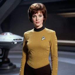 Deanna Troi, 22-year-old, promo photo, 1976, Star Trek, Enterprise-D