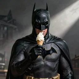batman eating ice cream, Bonestell, Chesley