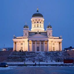 winter time in helsinki ( finland )