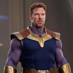 benedict cumberbatch as thanos, marvel cinematic universe, mcu, 8 k, in - frame, photo